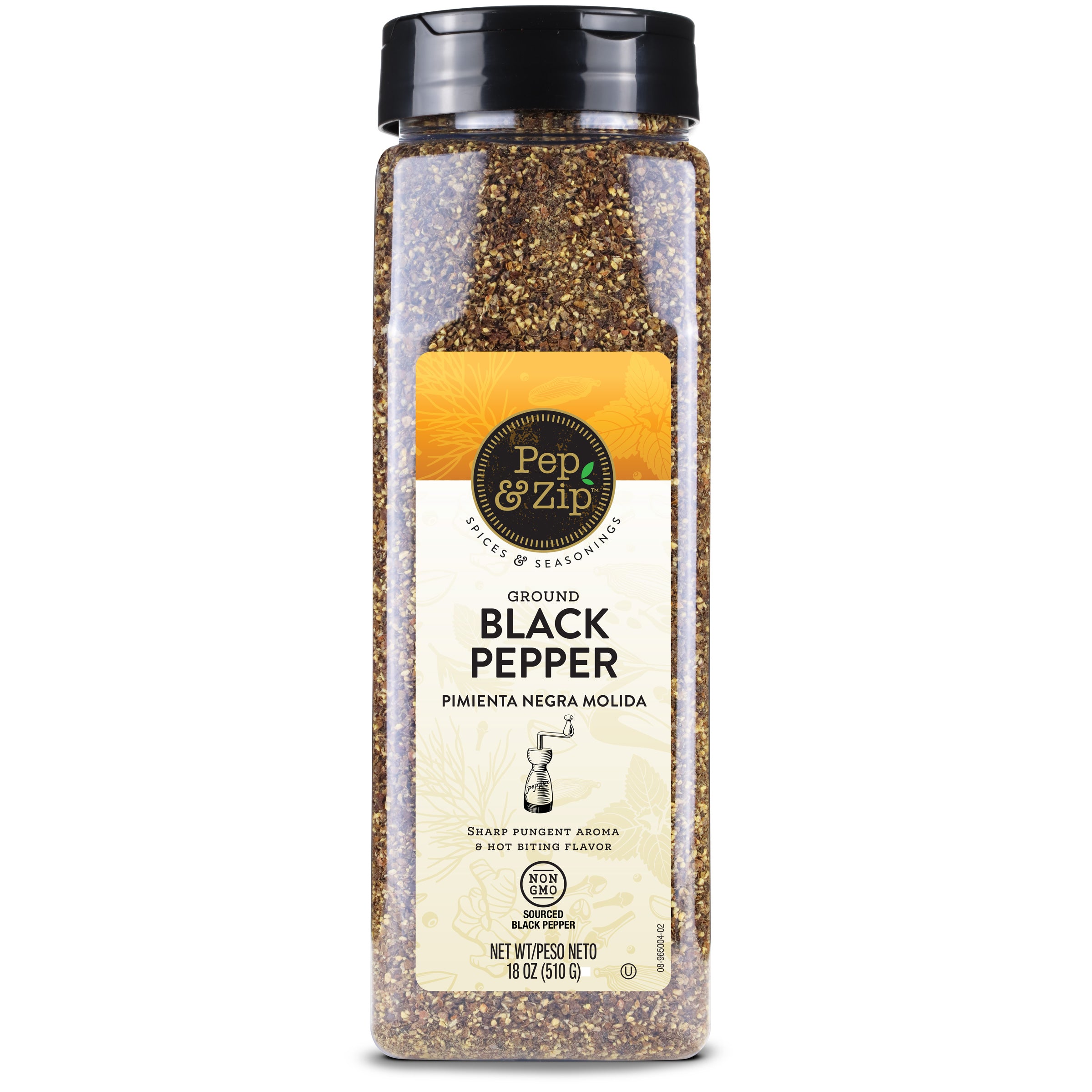 Pep & Zip Ground Black Pepper 13 oz – Harris Spice