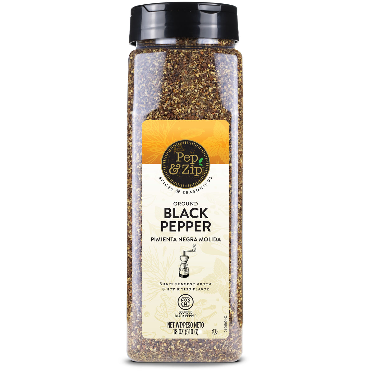 Pep & Zip Ground Black Pepper 13 oz – Harris Spice